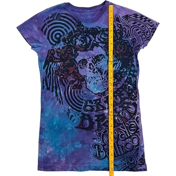 Liquid Blue Woman’s Small Grateful Dead Band T-Shirt Purple Blue Tie-Dye Bertha - Picture 4 of 8